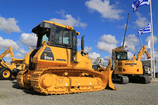 Komatsu D51PX Crawler Bulldozer On Display