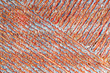 Texture background, geometric lines, sewing chenille, soft carpet handmade stitched with fabric...