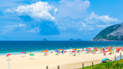Ipanema Beach in Rio de Janeiro, Brazil