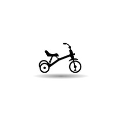 Fototapeta na wymiar Tricycle icon vector illustration design