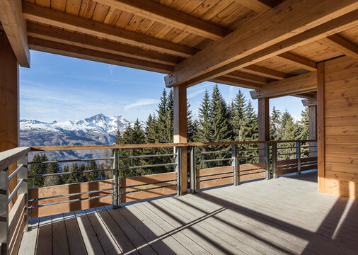 Chalet ossature bois montagne savoie france