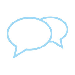 talk chat icon vector sign symbol