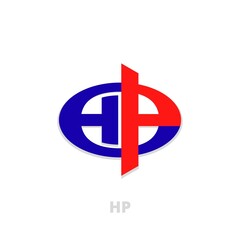 Obraz premium Graphic design hp icon logo (4000 x 4000 px)