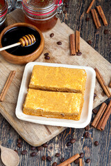honey cake with honey and spices