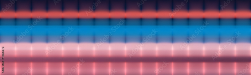 Sticker blue pink and orange background design modern blurred gradient lights and lines pattern texture in a