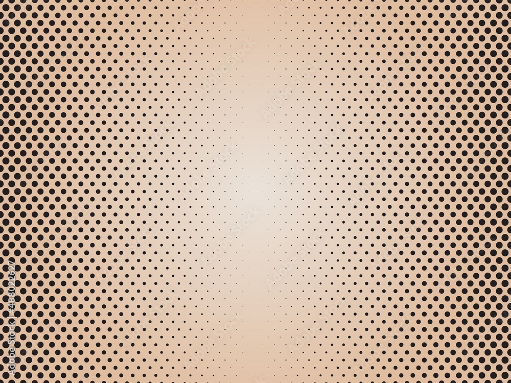 Poster background with dot spot pattern. textured vector