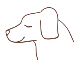 Dog smiling icon