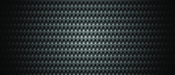Dark black geometric grid background. Modern dark abstract  texture. Vector EPS 10