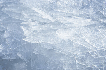 Obraz premium blue ice texture background