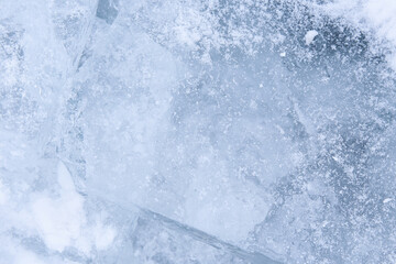 Obraz premium blue ice texture background