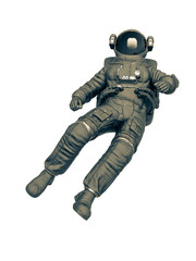 astronaut doing a float back