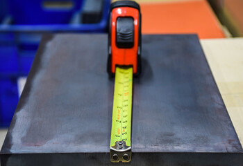 measuring instrument The yellow-red tape measure is used to measure the gray iron scale, accuracy..