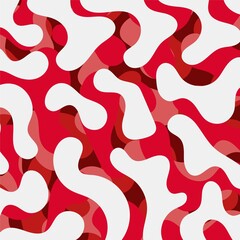 Fototapeta na wymiar red white color fluid art abstract background concept design vector illustration