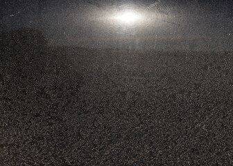 dirt on the metal surface of the car