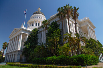 California state capitol building in Sacramento, California.