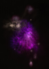 Small part of an infinite star field
