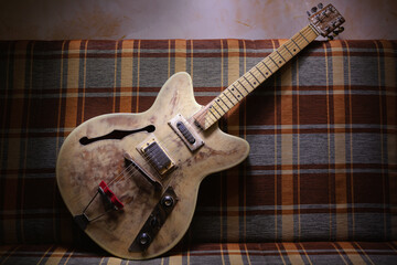 Old Vintage Electric Guitar