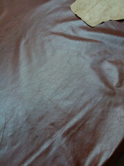 material leather fabric cow