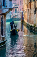 Fototapeta na wymiar Venice view over the canals 