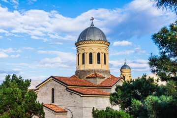 Fototapeta na wymiar Virgin Mary cathedral in Gori town, Georgia