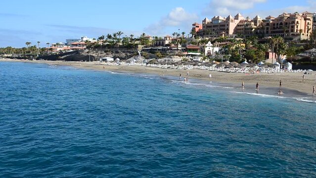 El Duque beach in Costa Adeje,Tenerife,Canary Islands,
Spain.