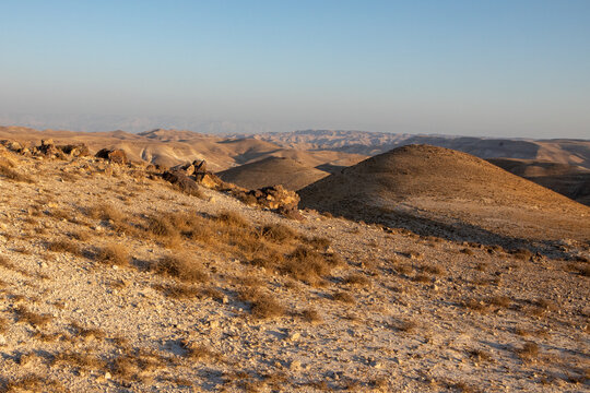 Landscape Judean Desert, near the Dead Sea. High quality photo