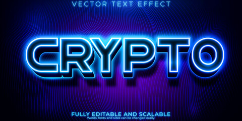 Crypto text effect, editable nft and metaverse text style