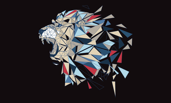 lion diomond design