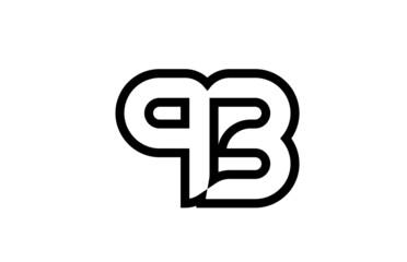 black and white line 93 number logo icon design. Creative template for business and company - obrazy, fototapety, plakaty