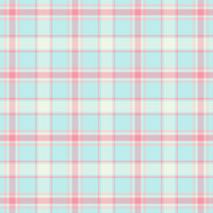 Seamless tartan plaid pattern background with pastel color.