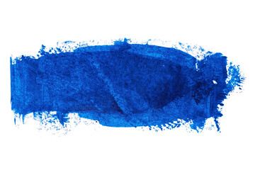 abstract acrylic watercolor paint brush stroke texture isolated on white background for logo and...