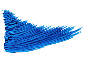 abstract acrylic watercolor paint brush stroke texture isolated on white background for logo and...