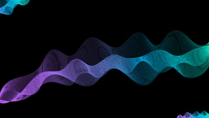 dark abstract background; abstract wallpaper with waves; dynamic waves and lines; 4k background with abstraction;