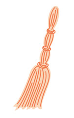 Vector illustration broom for cleaning