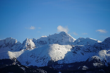 Fototapeta na wymiar Tatra-Mountains-winter-zima