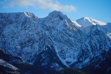 tatry-giewont-Tatra-Mountains - obrazy, fototapety, plakaty