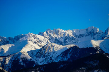 Fototapeta na wymiar Tatra-Mountains-winter-zima