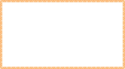 Obraz premium Baroque Border with transparent background