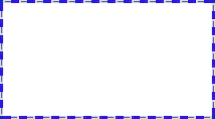 Modern Border with transparent background