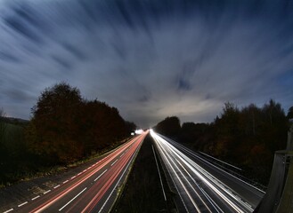 highway at night