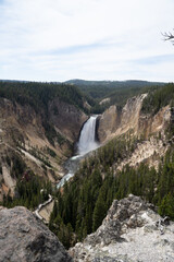 yellowstone waterfall