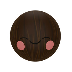 Cute allspice in cartoon style. 3d render illustration.