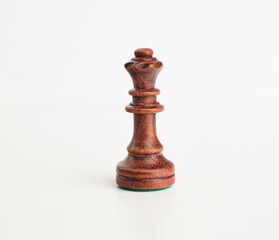 chess pieces on the white background, isolated