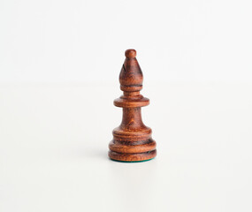 chess pieces on the white background, isolated