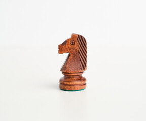 chess pieces on the white background, isolated