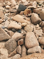 Rocks on the beach