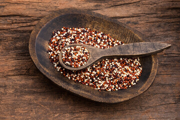 Quinoa mix of red, white and brown - Chenopodium quinoa