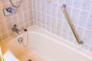 Typical bathtub in Japanese hotel