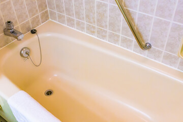 Typical bathtub in Japanese hotel