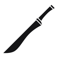 Illustration of Persian Sword design icon